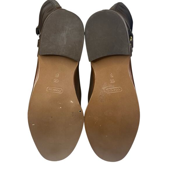 Coach Women’s Monday Brown Leather Harness Riding Boot Size US 6.5 B - Picture 9 of 13